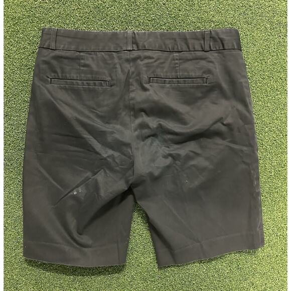 BANANA REPUBLIC PLEAT FRONT SHORTS SIZE 6 BLACK - Picture 3 of 3